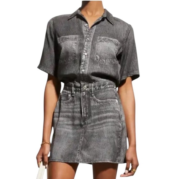 rag & bone Dresses & Skirts - rag & bone Liquid Miramar Tencel Denim Shirt Dress Size Small like-new condition